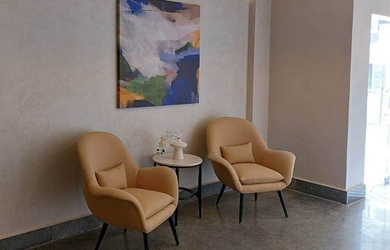 Sway Armchairs for Mountain View ICity Lobby Furniture